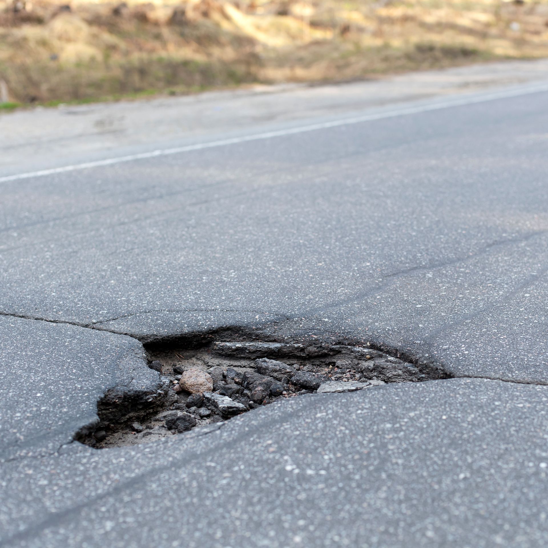 Asphalt milling crew at work