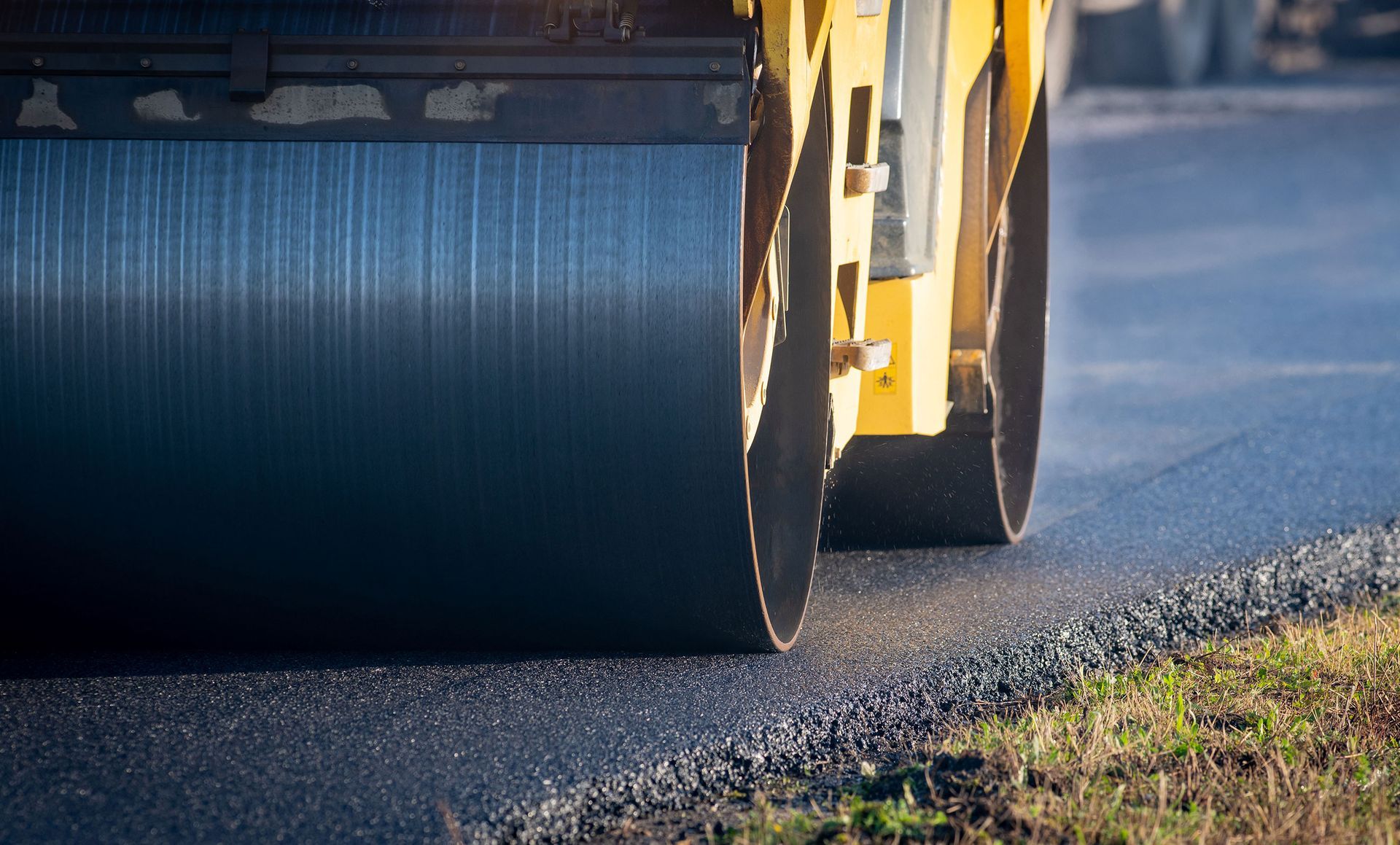 Road Solutions Paving crew prepping a job site